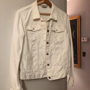 White denim jacket